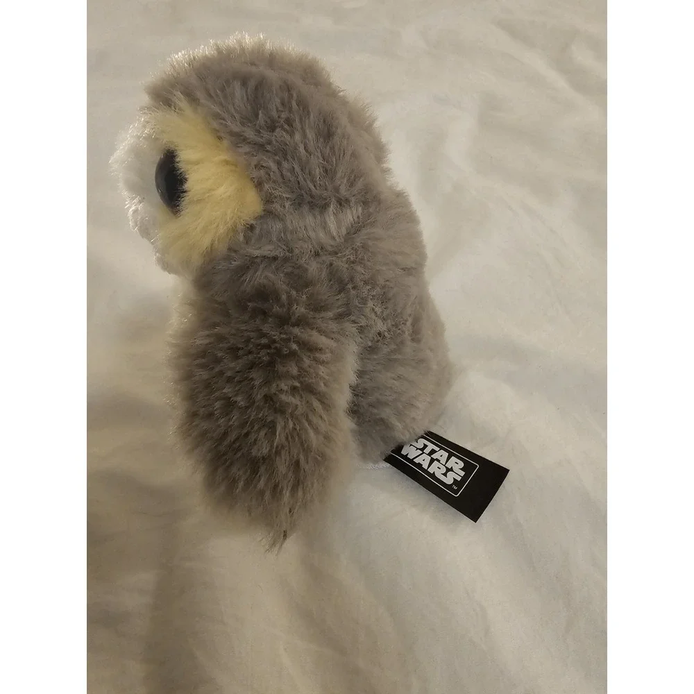 Star Wars Porg Plush Stuffed Animal Toy Gray White Soft Disney Lucasfilm‎